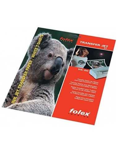 Transferpapier Weiß DIN A4 (210 x 297 mm) FOLEX TRANSFER JET ST - 5 Stück