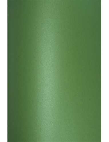 Bastelkarton Perlmutt-Weihnachtsgrün DIN A4 (210 x 297 mm) 280 g/m² Aster Metallic Christmas Green - 10 Stück