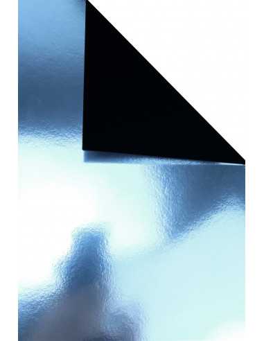 Spiegelkarton Silber-Schwarz DIN A5 (148 x 210 mm) 260 g/m² - 10 Stück