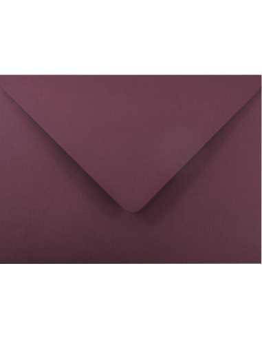 Strukturierte Briefumschläge Bordeaux DIN B6 (125 x 175 mm) 140 g/m² Tintoretto Paprika nassklebend