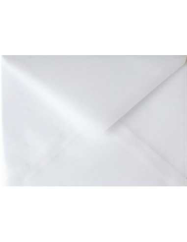 Transparente Briefumschläge Weiß DIN C7 (80 x 120 mm) 110 g/m² Golden Star nicht gummiert