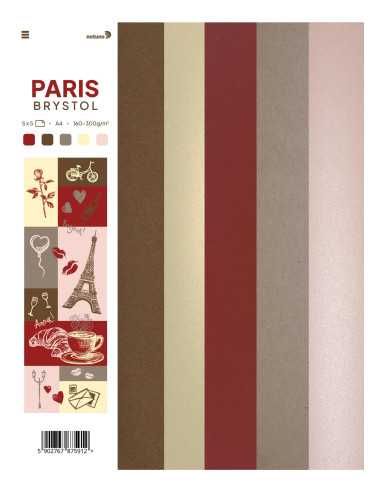 Bastelpapier-Set Paris DIN A4 (210 x 297 mm) - 25 Stück