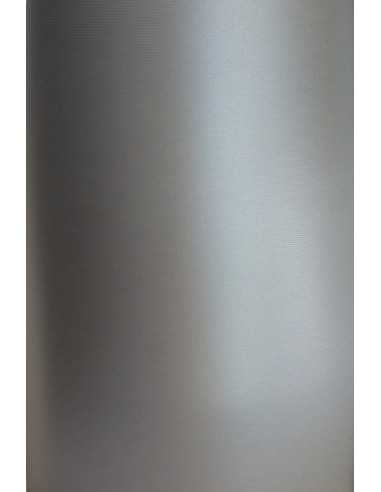 Bastelkarton Perlmutt-Silber (Rippen) DIN A4 (210 x 297 mm) 250 g/m2 Majestic