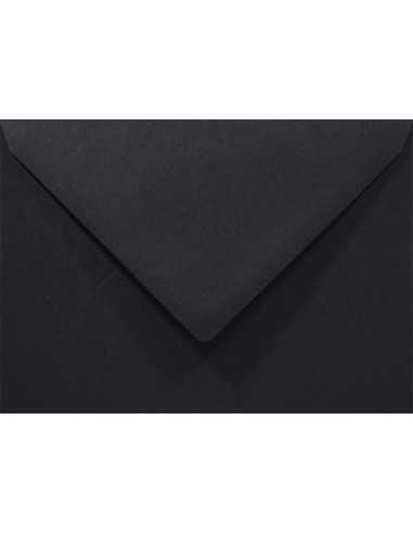 Farbige Briefumschläge Schwarz DIN C6 (114 x 162 mm) 120 g/m² Burano Nero nassklebend