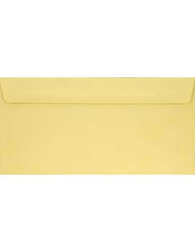 Farbige Briefumschläge Hellgelb DIN lang (110 x 220 mm) 90 g/m2 Burano Giallo haftklebend