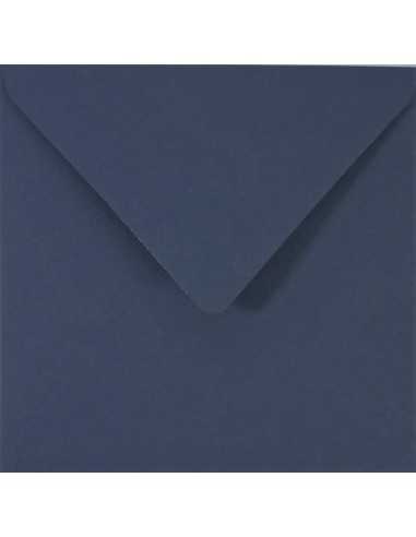 Dekorativer einfarbiger Briefumschlag quadratisch K4 NK Crush Lavendel navy blau 120