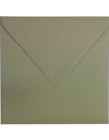 Ökologische Briefumschläge Grün quadratisch (153 x 153 mm) 120 g/m² Materica Vedrings nassklebend