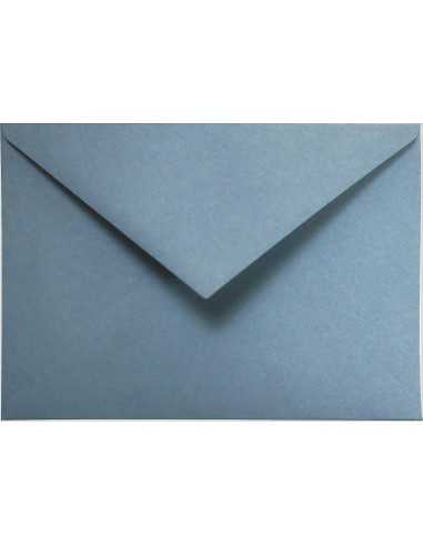 Ökologische Briefumschläge Blau DIN C6 (114 x 162 mm) 120 g/m2 Materica Acqua nassklebend