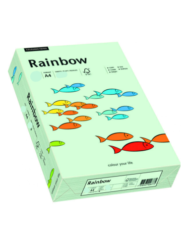 Bastelpapier Mint DIN A4 (210 x 297 mm) 160 g/m² Rainbow Farbe R75 - 250 Stück