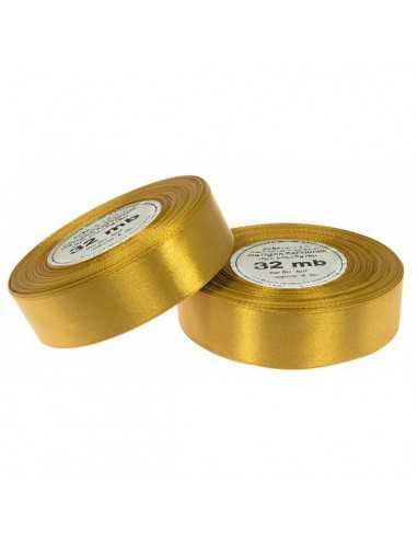 Satinbänder Gold 12 mm x 32 m WS8009