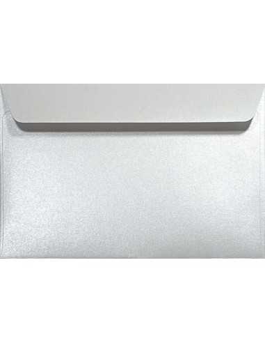 Briefumschläge Perlmutt-Weiß DIN K3 (105 x 155 mm) 120 g/m² Majestic Marble White nassklebend